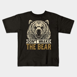 Don't Wake The Bear Vintage w Kids T-Shirt